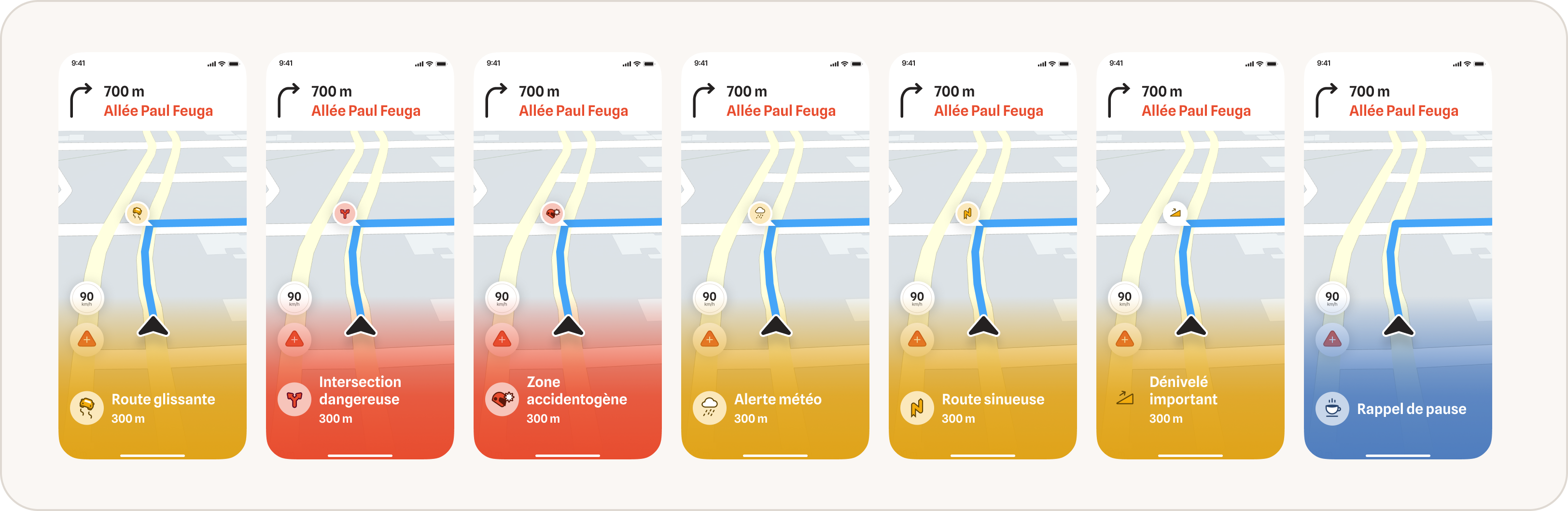 Alertes GPS Portrait Light