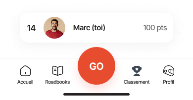 Barre de navigation App- Classement